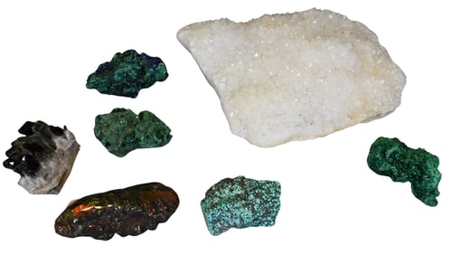 Five Piece Geode Lot