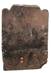 Colonial Gravestone of Abner Stone D.1767