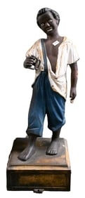 Cast Iron Lawn Jockey Hitching Post