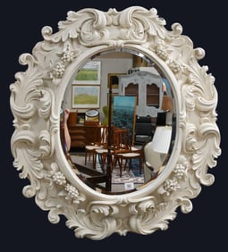 LaBerg Continental Style Oval Mirror