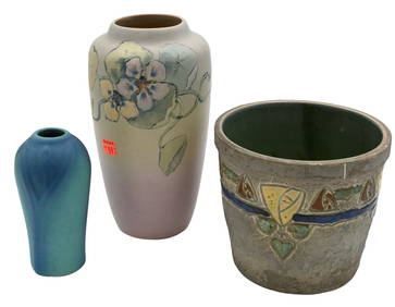Three Piece Art Pottery Group (1 of 5)