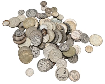 $33.10 Face Value of 90% and Two 40% Junk Silver
