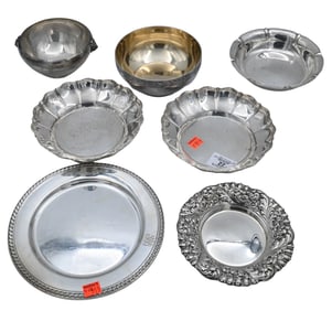 Seven Piece Sterling Silver Group