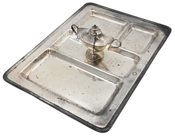Sterling Silver Desk Top Ink Tray