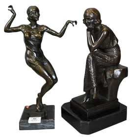 Two: Demetre H. Chiparus (Romanian 1886-1947)