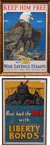 Two Framed WWI Posters