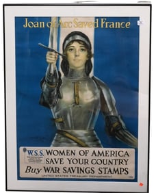 Two Large WWI Framed Posters