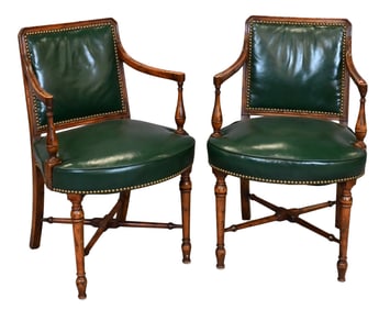 Pair of George III Style Armchairs