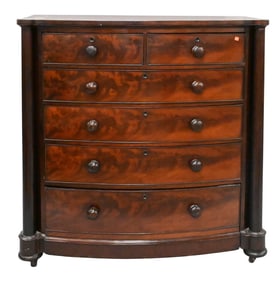 George III Mahogany Tall Chest