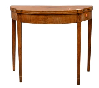 Federal Mahogany Inlaid Games Table