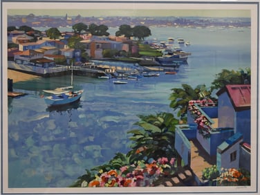Howard Behrens (American 1933-2014) Large Framed Piece