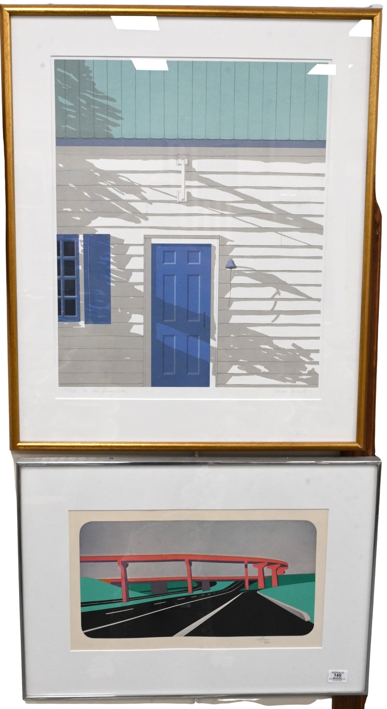 Two Framed Architectural Pieces (1 of 5)
