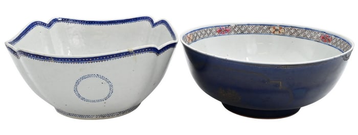 Two Chinese Export Bowls