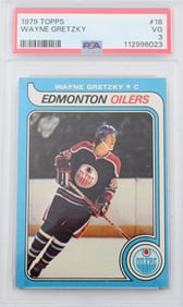 1979 Topps Wayne Gretzky #18 PSA 3 Rookie Hockey Card