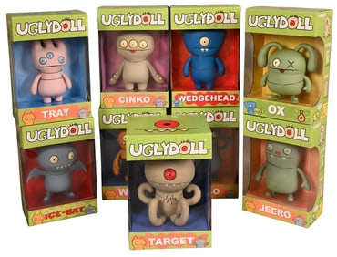 Group of 9 Collector's Edition Uglydolls