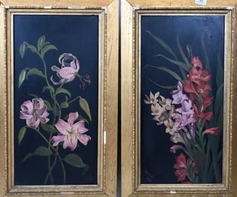 Pair of 19th Century Floral Still Lifes