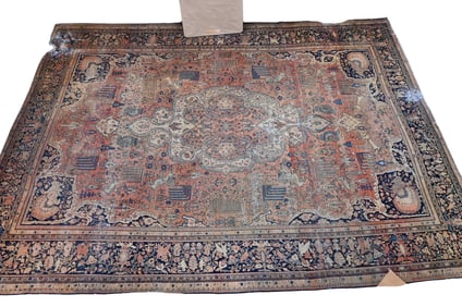 Ferahan Sarouk Room Size Oriental Carpet
