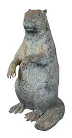 Bronze Outdoor Beaver