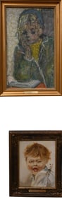 Two Framed Portraits