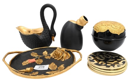 Small Decorative Gilt Group