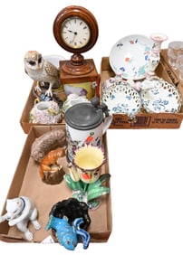 Three Box Lots of Decorative Porcelain
