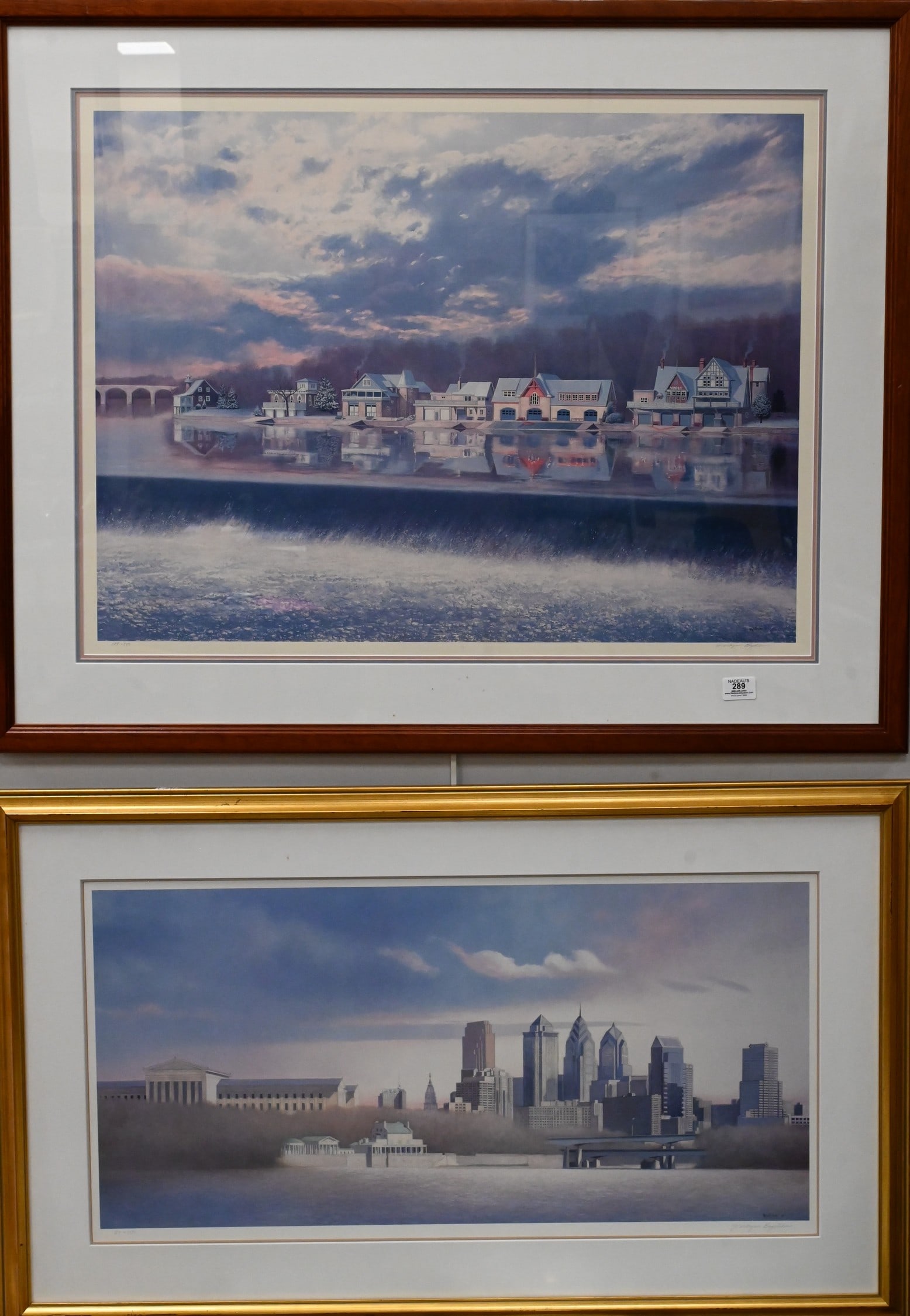 Two Large J. Wayne Bystrom (American 20th Century) Framed Pieces (1 of 7)