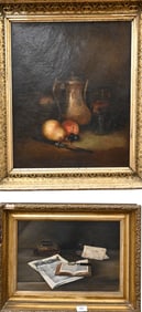 Two American School (19th Century) Framed Still Lifes