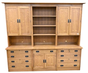 Large Stickley Mission Breakfront