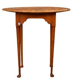 Eldred-Wheeler Tiger Maple Side Table (1 of 5)
