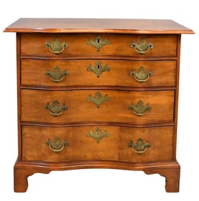 Chippendale Style Oxbow Chest