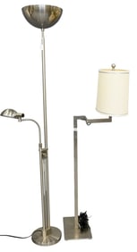 Two Contemporary Floor Lamps