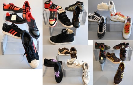 18 Pairs of Men's Adidas Sneakers