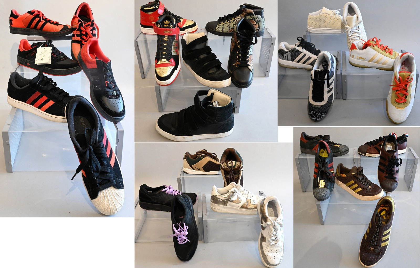 18 Pairs of Men's Adidas Sneakers (1 of 6)