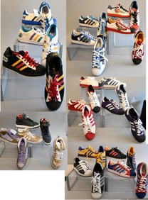 18 Pairs of Men's Adidas Sneakers