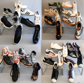 21 Pairs of Men's Adidas Sneakers