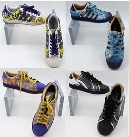Four Pairs of Men's Adidas Sneakers
