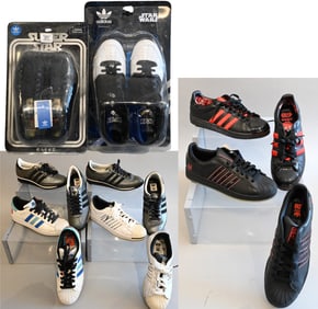 Eight Pairs of Men's Adidas Sneakers