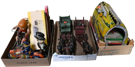 Three Box Lots of Vintage Toys