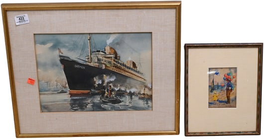 Two Framed Pieces