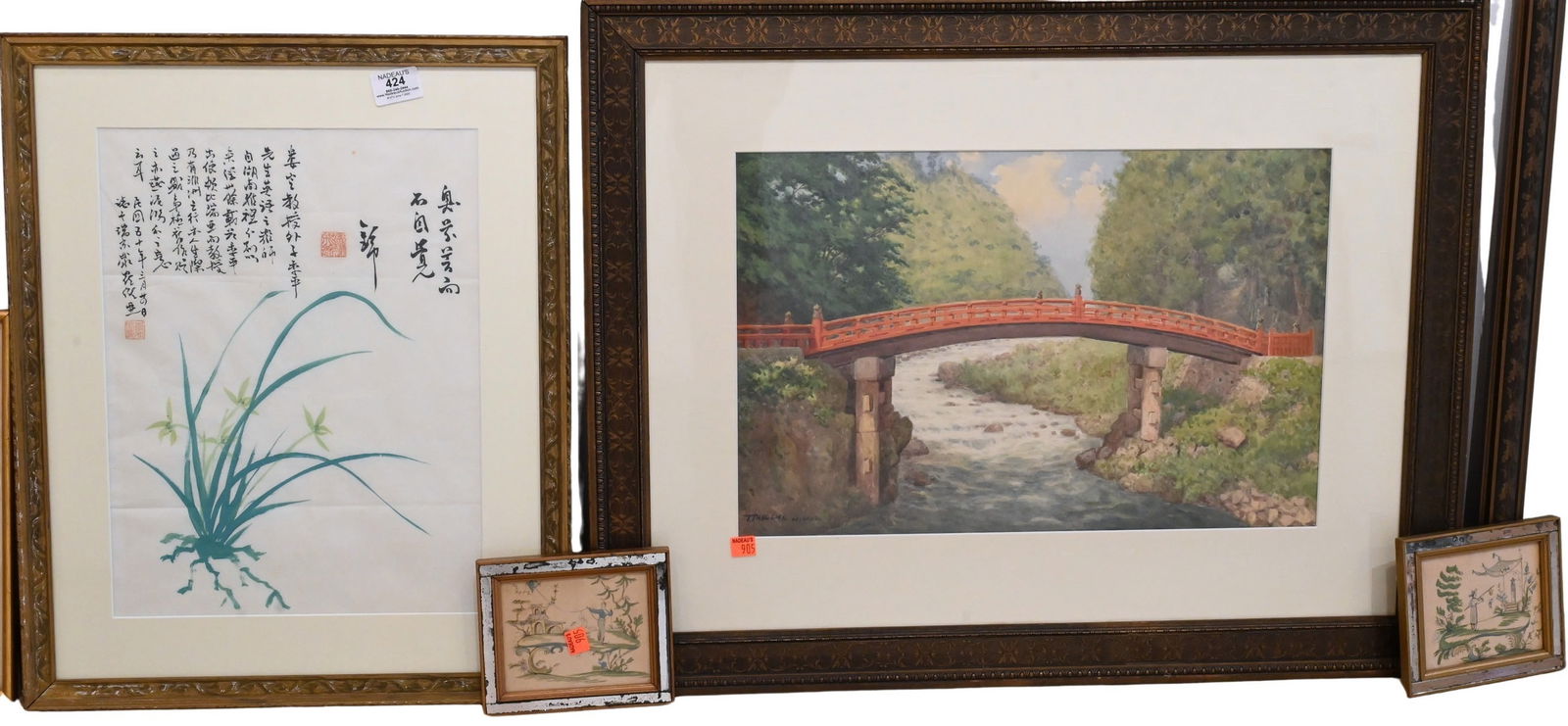 Seven Piece Framed Asian Grouping (1 of 6)