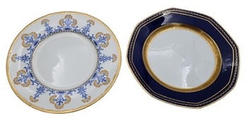 Two Partial Porcelain Plate Sets