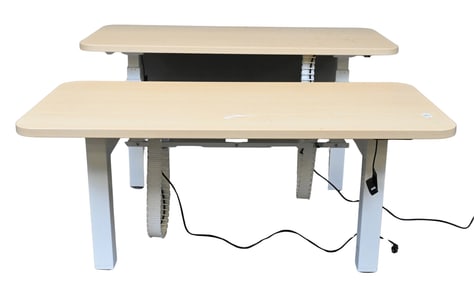 Modern Electric Double Sided Sit and Stand Desk