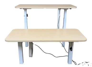 Modern Electric Double Sided Sit and Stand Desk