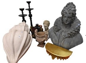 Large Decorative Table Lot