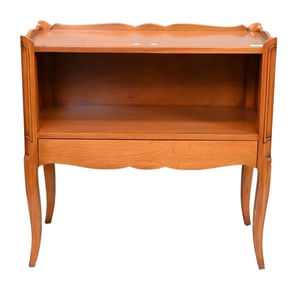 Louis XV Style Bedside Two Tier Table