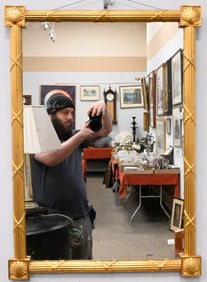 Semon Bache & Co. Gilt Bronze Mirror