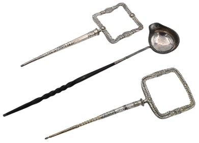Three Piece Weighted Silver Group
