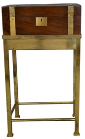Brass Bound Lap Desk Box