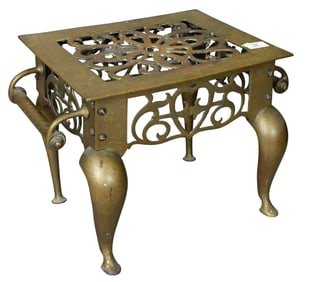 English Brass Fire Trivet