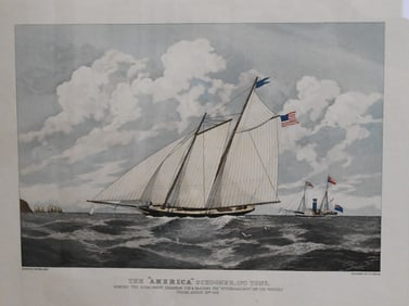 Two Edward Duncan (British 1803-1882) Nautical Engravings